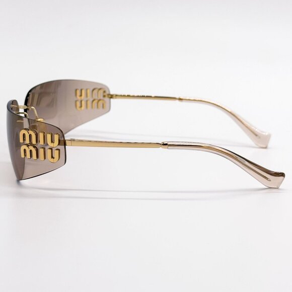 NEW MIU MIU SUNGLASSES MUA51S 5AK20P GOLD WOMEN MU A51S SMU A51 main image 8